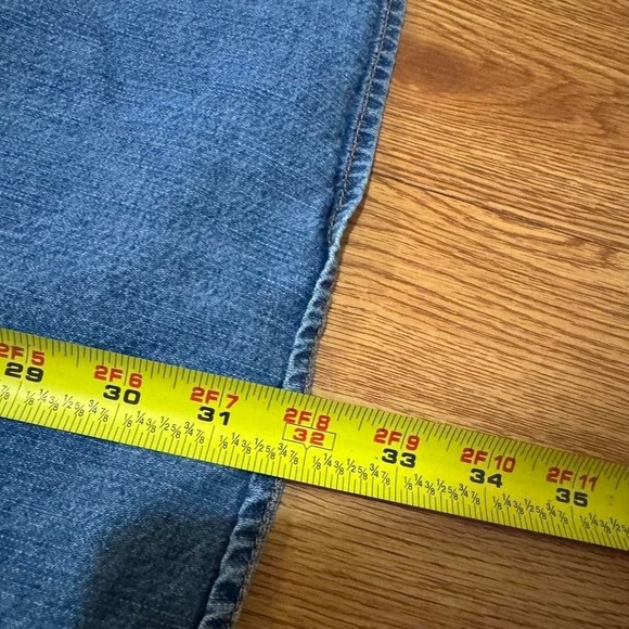 Levi's Men's Denim Button Up Pearl Snap Workwear Utility Blue Cowboy Size 3XL - Picture 6 of 6